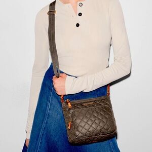 MZ Wallace Metro Scout Deluxe crossbody- Like NEW (Color- Magnet)